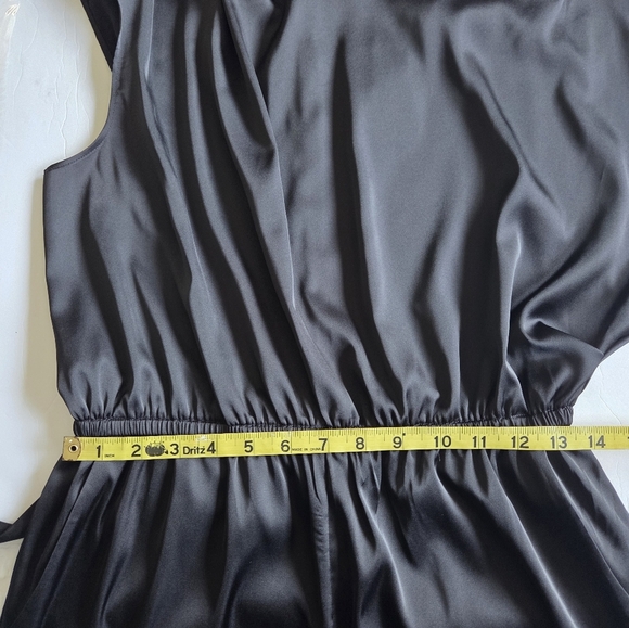 BOLD elements Black Satin Jumpsuit - Picture 4 of 10